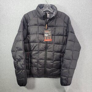 ZEROXPOSUR Men's Quilted Puffer Jacket Large  Black NWT Z83071